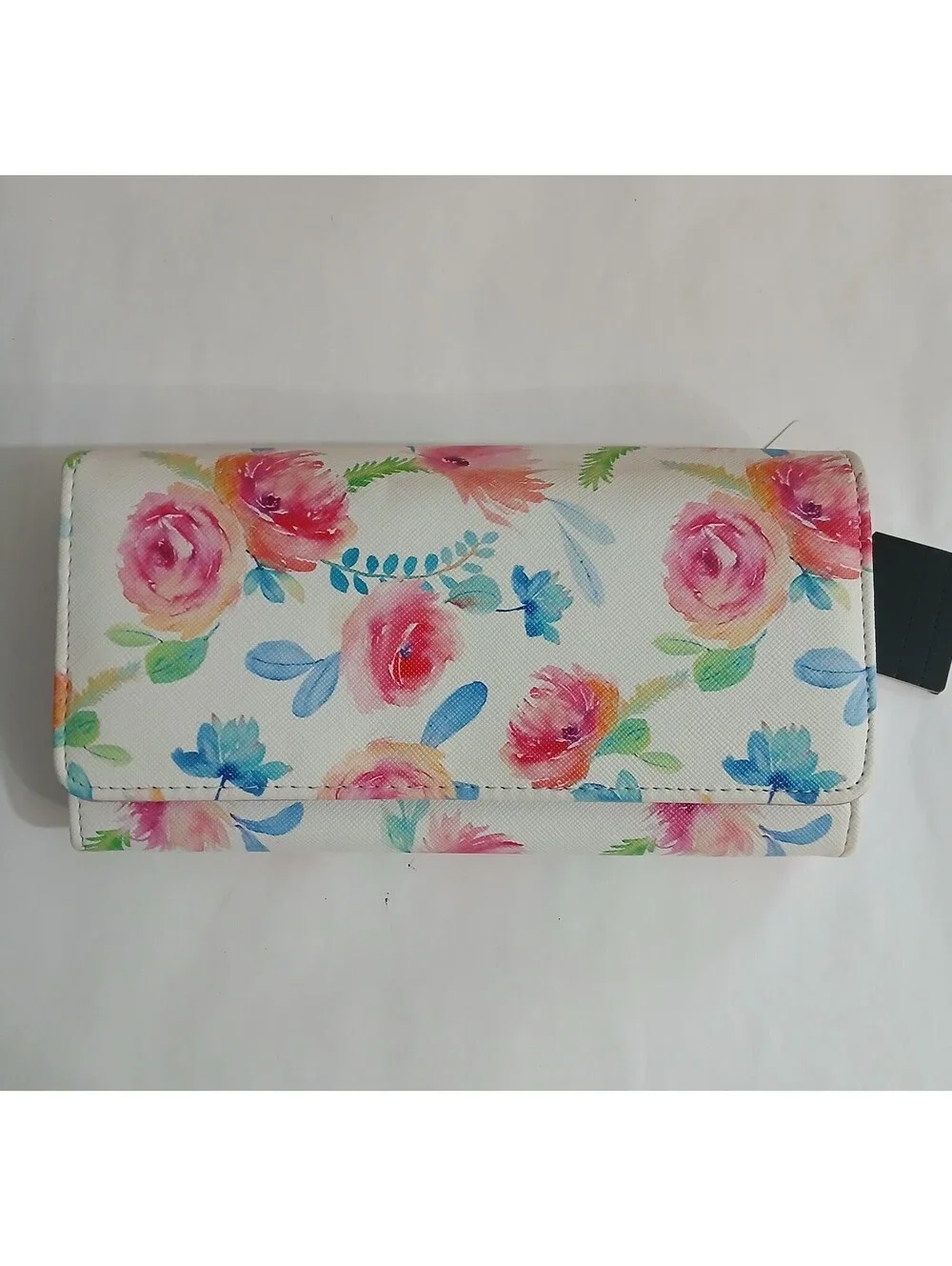 WOMEN'S JULIA BUXTON COLORFUL ROSE WALLET